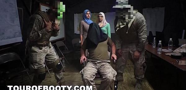  TOUR OF BOOTY - Arab Prostitutes Entertain US Soldiers On A Military Base In [CLASSIFIED]